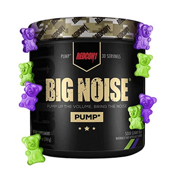 REDCON1 Big Noise Non Stim Preworkout, Sour Gummy Gear - Betaine Anhydrous & Acetyl L REDCON1 uk supplements