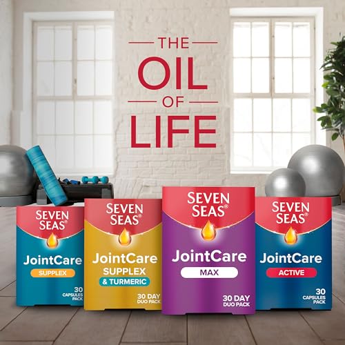 Seven Seas JointCare Max, With High-Strength Glucosamine plus Omega-3, Collagen Seven Seas uk supplements