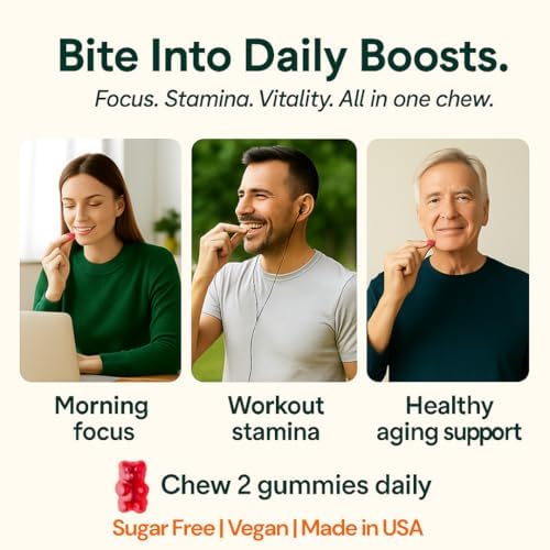 b.Ready NAD+ Gummies, Premium 1000 mg NAD Supplement with 500 mg TMG, Grape Seed & Black Pepper Extract – NAD+ for Healthy Aging, Cellular Energy & Antioxidant Support, Vegan, Sugar-Free, 60 Count b.Ready uk supplements