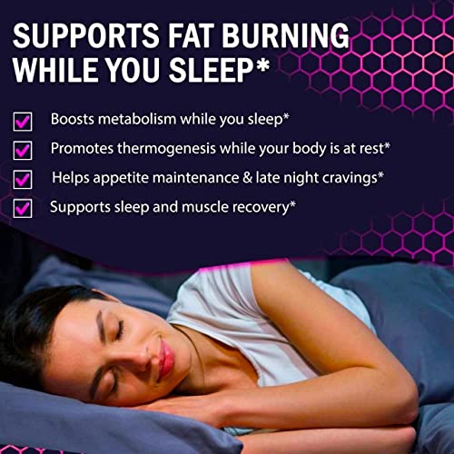 (2 Pack) Night Time Weight Loss Pills for Women Belly Fat Burner for Women NuttraFaza INC uk supplements