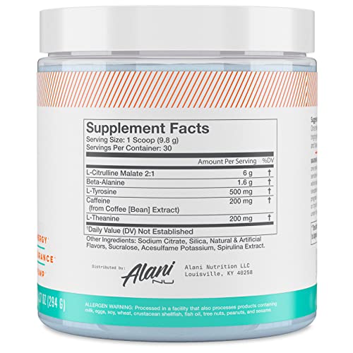Alani Nu Island Crush Pre Workout and BCAA Sour Peach Rings Post Workout Powder Alani Nu uk supplements