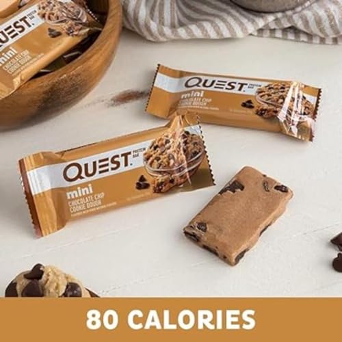 Quest Nutrition Mini Chocolate Chip Cookie Dough Protein Bars, High Protein, Low Carb Quest Nutrition uk supplements