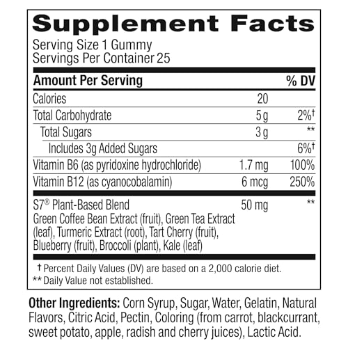 OLLY Pre-Game Energize Workout Gummy Rings, S7 Plant-Based Blend, B Vitamins, Berry OLLY uk supplements