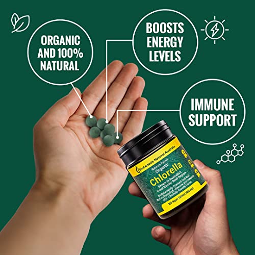 Biogenesis Organic Chlorella Tablets | Australian Grown | Chlorophyll-Rich Biogenesis uk supplements