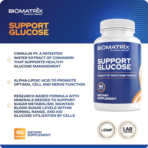 BioMatrix Blood Sugar Support Supplement w/Cinnamon, Gymnema, Lipoic Acid, Vanadyl BioMatrix uk supplements