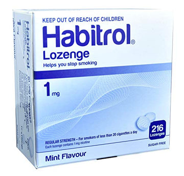 Habitrol Nicotine Lozenge Mint Flavor 216 Lozenges (1mg) Habitrol uk supplements
