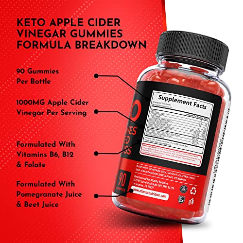 Keto ACV Gummies for Weight Loss - Supports Digestion, Advanced Weight Loss, Detox Atlantis Nutrition uk supplements