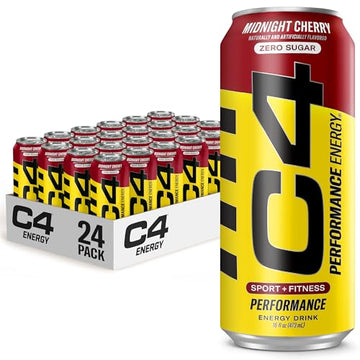 C4 Energy Carbonated Zero Sugar Energy Drink, Pre Workout Drink + Beta Alanine, Midnight Cellucor uk supplements