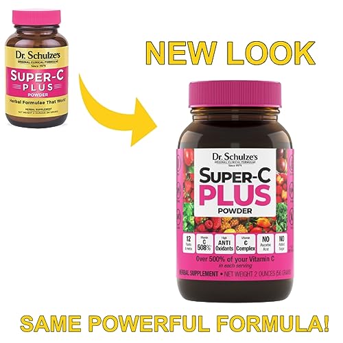 Dr. Schulze's | Super-C Plus Powder | Vitamin C Complex | Clinical Herbal Formula Dr. Schulze's uk supplements