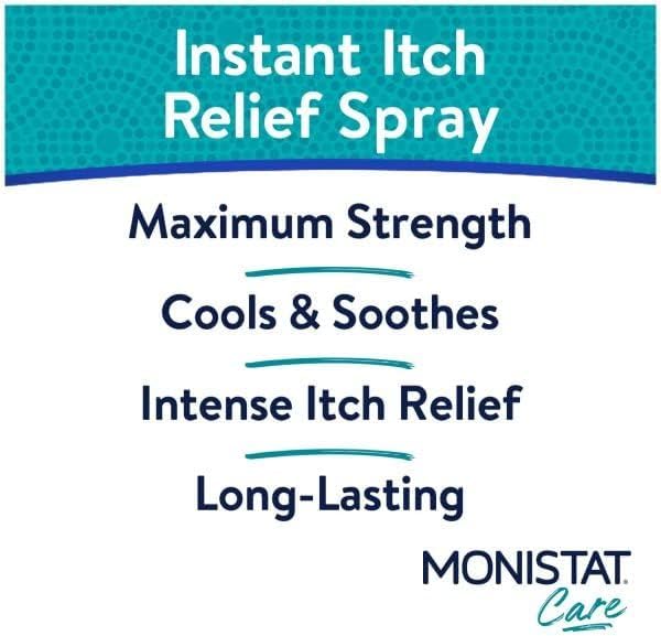 Monistat Instant Itch Relief Spray for Women, Maximum Strength Feminine Itch Care, 2 oz (Pack of 2) Monistat uk supplements