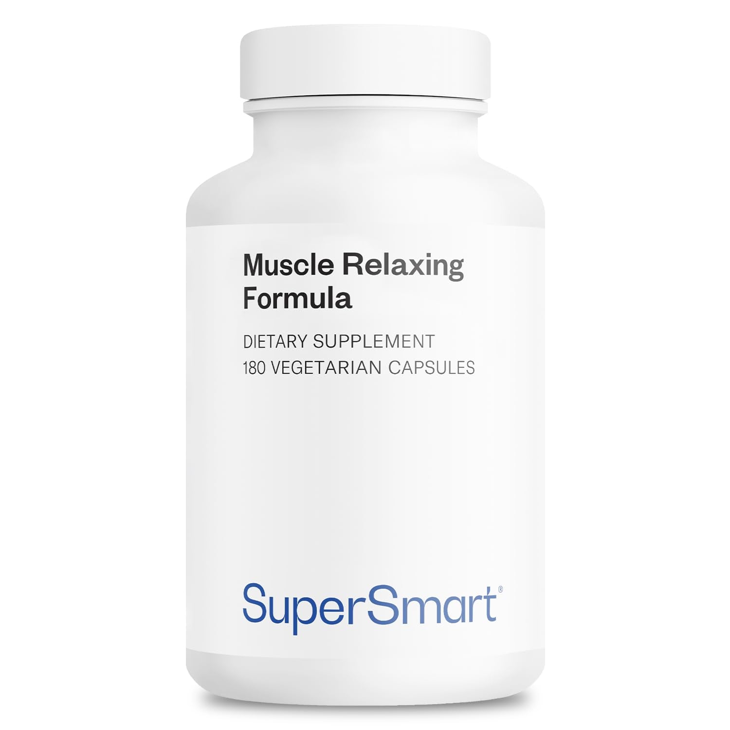 Supersmart - Muscle Relaxing Formula (Advanced Complex) - with Magnesium, Calcium, Vitamin E, Plants Extracts | Non-GMO & Gluten Free - 180 Vegetarian Capsules Supersmart uk supplements