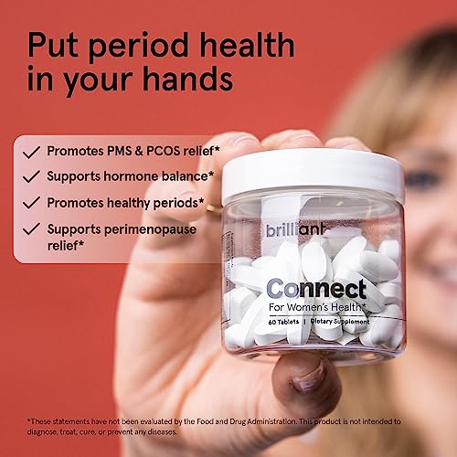 Brilliant Connect Period Health Supplement – Promotes Relief from Cramps, Fatigue Feel Brilliant uk supplements