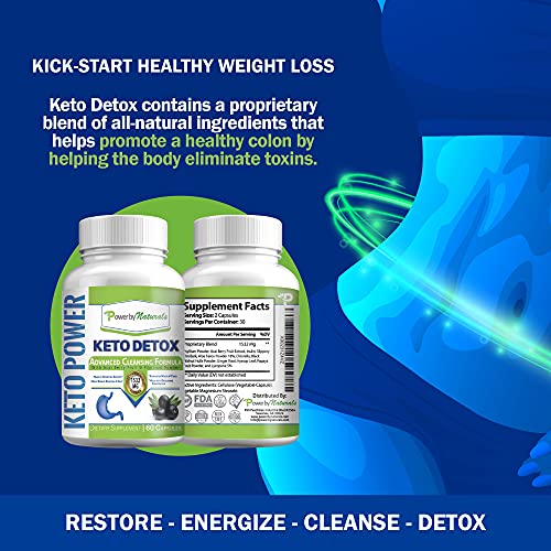Power By Naturals Keto Colon Cleanser & Detox - Rapid Weight Loss Pills, Gut Health Power By Naturals uk supplements