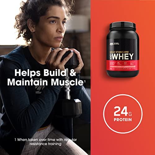 Optimum Nutrition Gold Standard 100% Whey Protein Powder, Strawberries & Cream Optimum Nutrition uk supplements