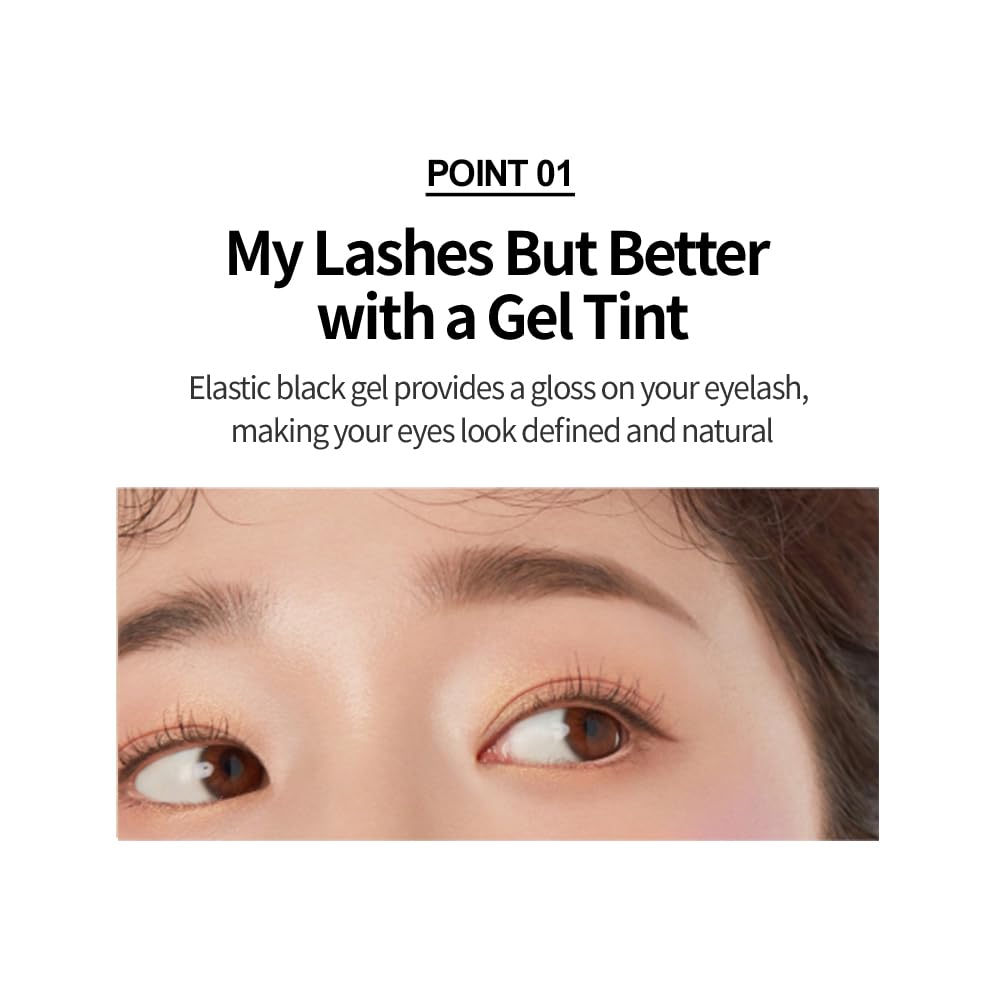 ETUDE Oh M'Eye Lash Black Tint Mascara – Natural Glossy Effect with Long Lasting Strong Curl System, Volume Enhancing, Smudge-Free, Improved fixation and water resistance, Korean Makeup, Kbeauty ETUDE uk supplements