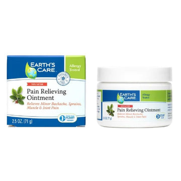 Earth's Care Pain Relieving Ointment - Triple Action Muscle and Joint Cream - Topical Analgesic 2.5 oz. (71 g) Earth's Care uk supplements