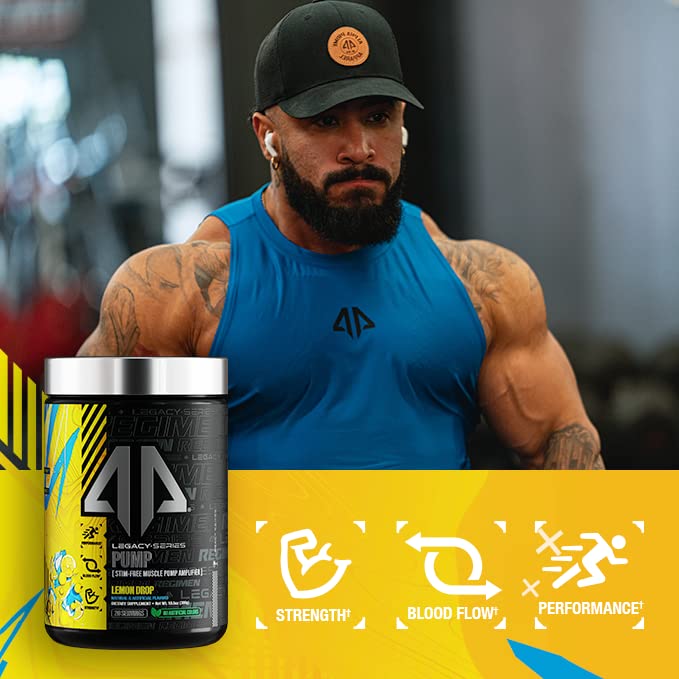 Legacy Series Pump Stim Free Muscle Pump Amplifier Pre-Workout Powder by AP Sports AP Regimen uk supplements