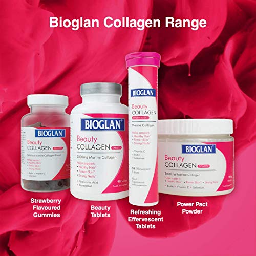 Bioglan Collagen Effervescent | 1000mg | Hydrolysed Marine Collagen Bioglan uk supplements