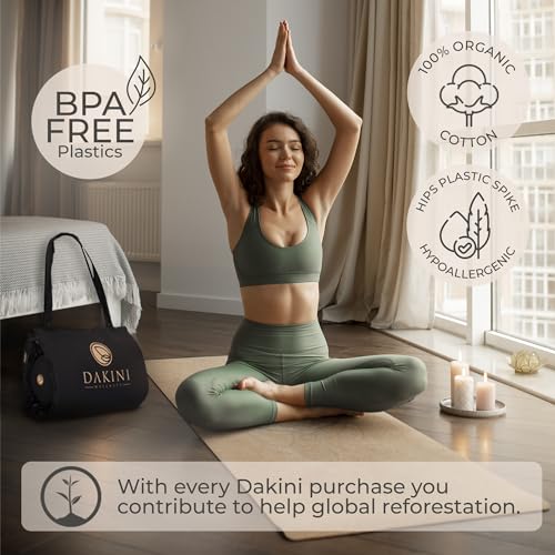 Acupressure Mat and Pillow Set with Extra Mini Accupressure Massage Mat - Organic Cotton Dakini uk supplements