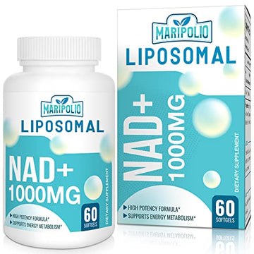 Liposomal NAD+ Supplement 1000 mg | Highest NAD Pontecy | Max Absorption | Pure NAD Maripolio uk supplements