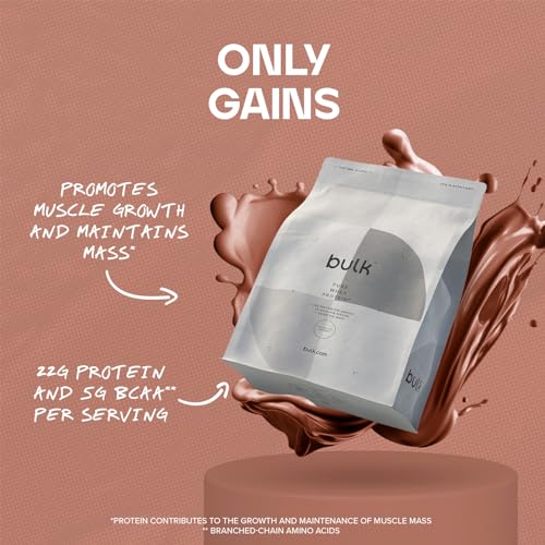 Bulk Pure Whey Protein Powder Shake, Chocolate Cookies, 500 g, Packaging May Vary Bulk uk supplements