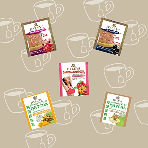 Hyleys 14 Day Weight Loss Tea - 42 Tea Bags (1 Pack), Detox Tea for Cleanse HYLEYS uk supplements