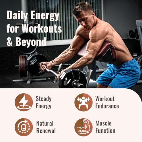 Resciency 2326 MG Mitochondrial Supplements with ATP, Vitamins, CoQ10 & PQQ, More Effective Than Creatine HMB & Nitric Oxide, Energy, Endurance, Strength, Recovery & Muscle, Organic, 120 Capsules Resciency uk supplements