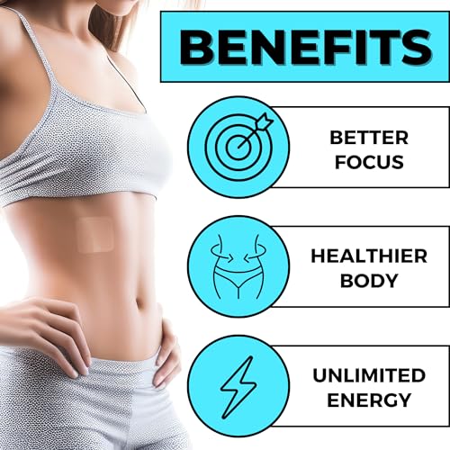B12 Patches (Pack of 36) - 100% Natural Vitamin Patches for Women, Energy, Focus & Body Spirit Patches uk supplements
