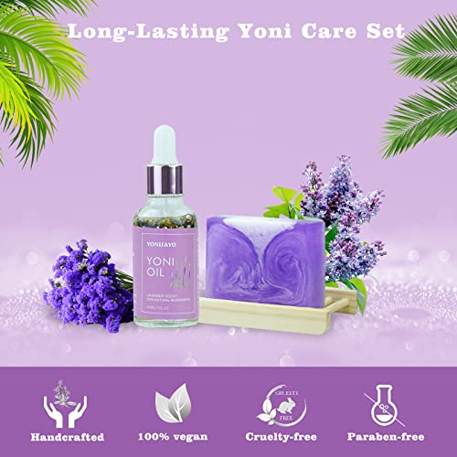 Yoni Wash Yoni Oil Yoni Soap Set, 5.29oz Yoni Soap Bar, 2 * 30ml Feminine Oil, 6.7 fl.oz Feminine Wash yonisayo uk supplements