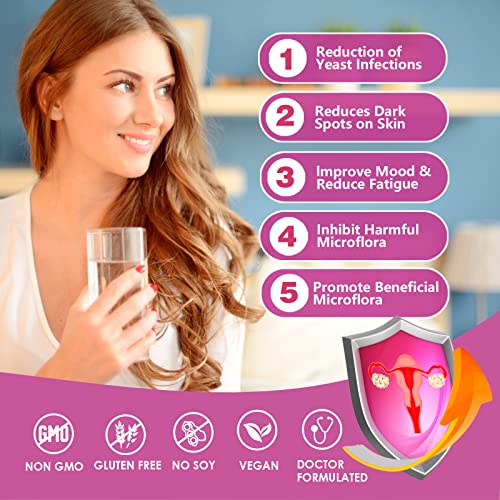 OMOGS Women's Probiotic,120-Billion-CFUs, 18 Strains, with 3 Prebiotics and Cranberry OMOGS uk supplements