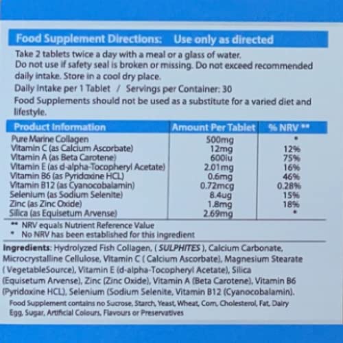 AHS Pure Marine Collagen 120 Tablets AHS uk supplements