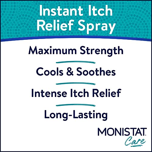 Monistat Instant Itch Relief Spray for Women, Maximum Strength Feminine Itch Care, 2 oz Monistat uk supplements