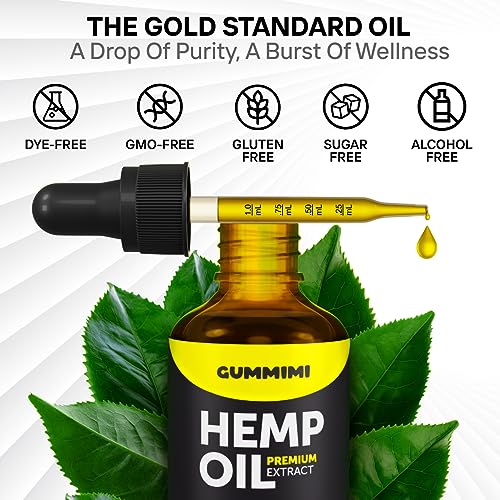 GummiMi Оrganic Hеmp Oil 10 000 000 mg - Natural Drops - Rich in Vitamins B, C, E GummiMi uk supplements