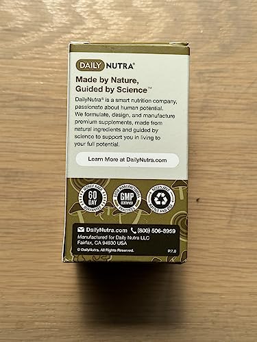 DailyNutra Mushroom Defense Formula - Immune Support Supplement | Organic DailyNutra uk supplements