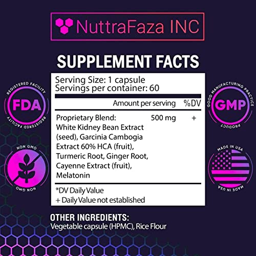 NuttraFaza INC (2 Pack) Night Time Weight Loss Pills for Women Belly Fat Burner NuttraFaza INC uk supplements