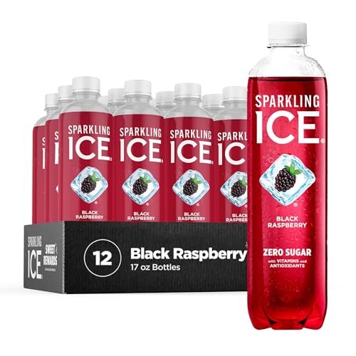 Sparkling Ice, Black Raspberry Sparkling Water, Zero Sugar Flavored Water, with Vitamins Sparkling ICE uk supplements