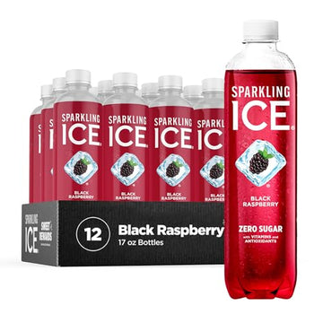Sparkling Ice, Black Raspberry Sparkling Water, Zero Sugar Flavored Water, with Vitamins Sparkling ICE uk supplements