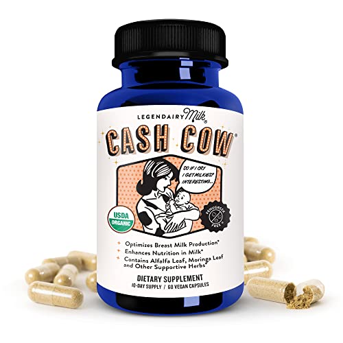 Legendairy Milk Cash Cow Lactation Supplement, Moringa, Alfalfa, and Goat's Rue Legendairy Milk uk supplements