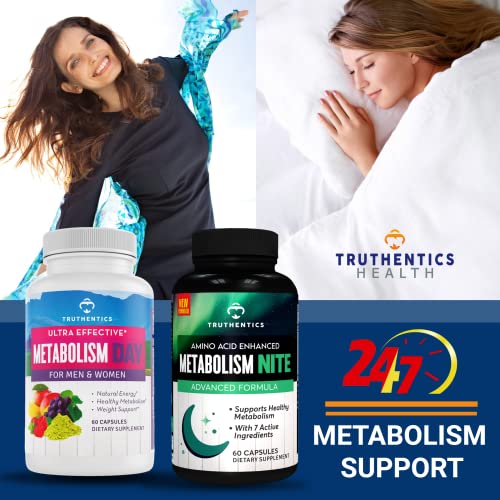 TRUTHENTICS Metabolism Booster for Women & Men - Natural Appetite Suppressant TRUTHENTICS uk supplements