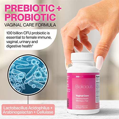 365 HER Biolicious Natural Vaginal Care Supplement (60 Capsules) | Neutralizes Odor and Reduces Discharge 365 HER uk supplements