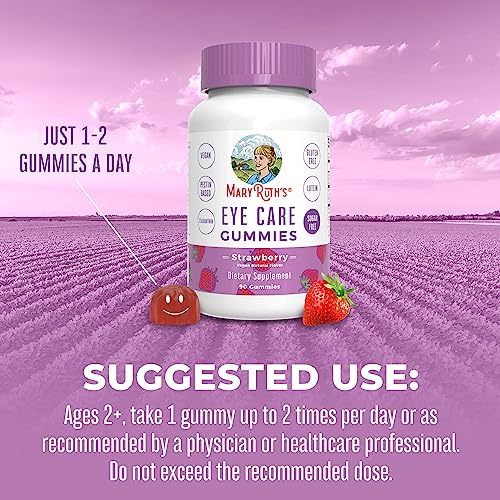 MaryRuth's Eye Care Gummies | Zeaxanthin and Lutein | 45 Day Supply MaryRuth Organics uk supplements