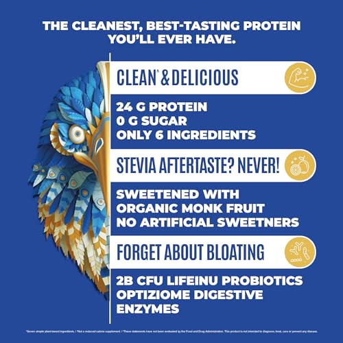 BIRDMAN Falcon Organic Vegan Protein Powder Vanilla, 24g Protein, Sugar Free, Probiotics BIRDMAN uk supplements