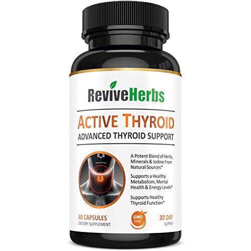 Revive Herbs Premium Thyroid Support with Ashwagandha, Iodine, Selenium, Magnesium Revive Herbs uk supplements