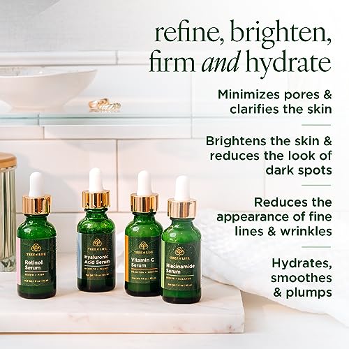 Tree of Life Advanced Regimen - 4ct x 1 Fl Oz - Niacinamide Serum (Refine) Tree of Life Beauty uk supplements