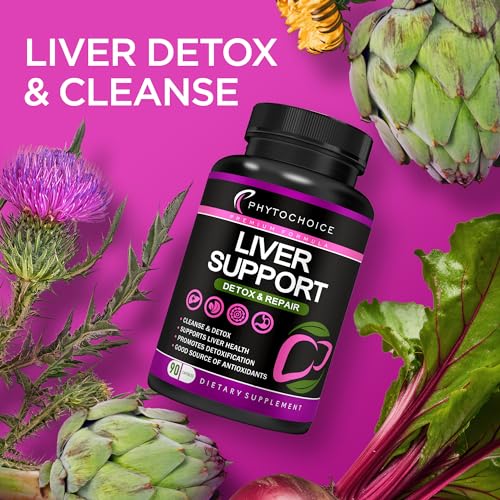 Liver Cleanse Detox & Repair All-in-One Liver Health Support Supplement-Herbal Complex PHYTOCHOICE uk supplements