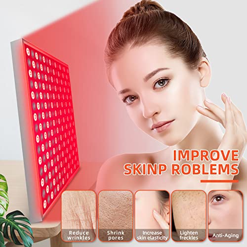 TherapSky Red Light Therapy Device 45W LED Red Infrared Light Therapy Lamp w/Remote Control and Timer therapsky uk supplements