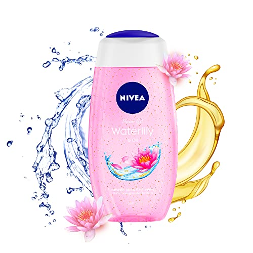 Nivea Bath Shower Water Lily Oil, 250 ML, Moisturizing Skin Cleanser with Oil Pearls and Water Lily Fragrance NIVEA uk supplements