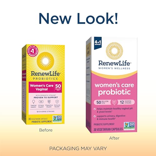 Renew Life Women's Probiotic Capsules, 50 Billion CFU Guaranteed, Supports Vaginal, Urinary Renew Life uk supplements