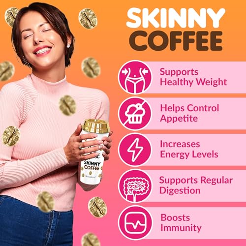 Skinny Boost Skinny Coffee- (Unflavored) Instant Sticks Made with Arabica Coffee, Garcinia SkinnyBoost uk supplements