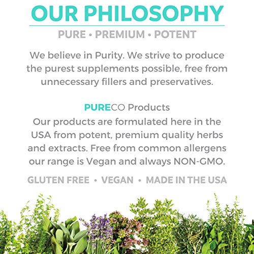Organic Liver Cleanse Detox & Repair (Vegan, Non-GMO) Milk Thistle Extract (80% Silymarin) PURE CO uk supplements